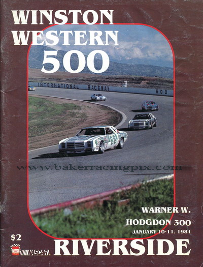 1981 Winston Western 500/Warner W. Hodgdon 300