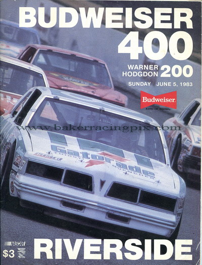 1983 Budweiser 400/Warner Hodgdon 200