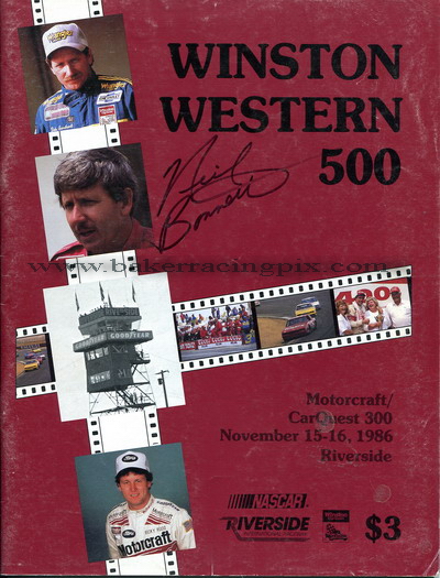 1986 Winston Western 500/Motorcraft-Carquest 300
