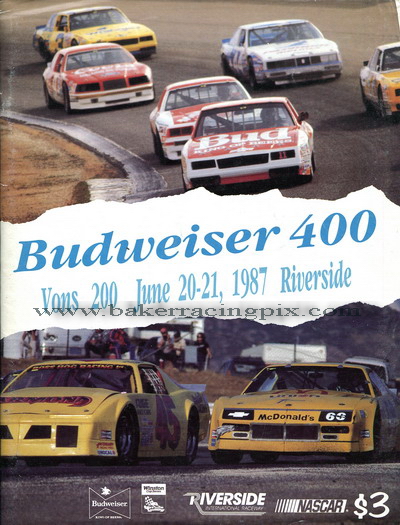 1987 Budweiser 400/Von's 200